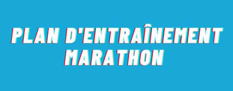 Plan d'entraînement marathon