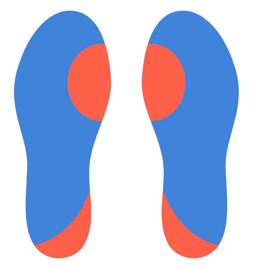 Schéma surpronation pieds