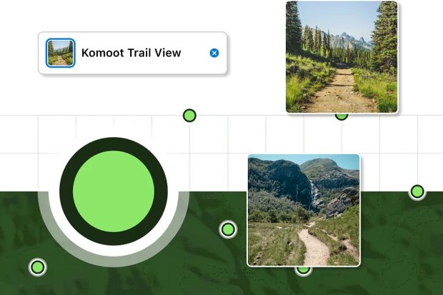 Komoot Trail View