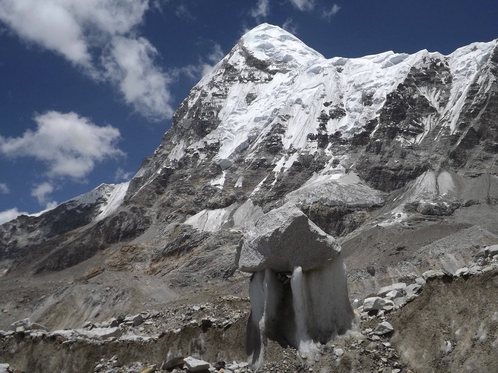 Marathon de l'Everest vue du sommet