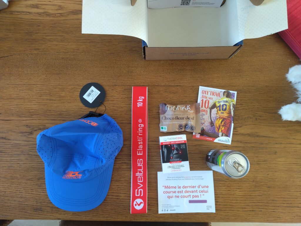 produits box Athletes Running Club avril