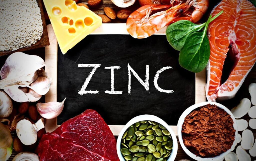 Aliments contenant du zinc