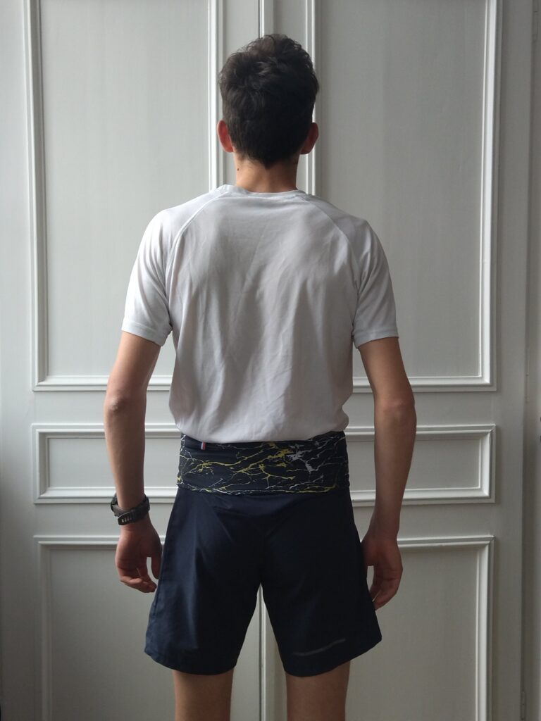 Test ceinture Sammie V3 : Légèreté et simplicité vue de dos
