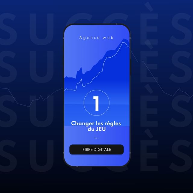 Agence web fibre digitale - Ecran smartphone