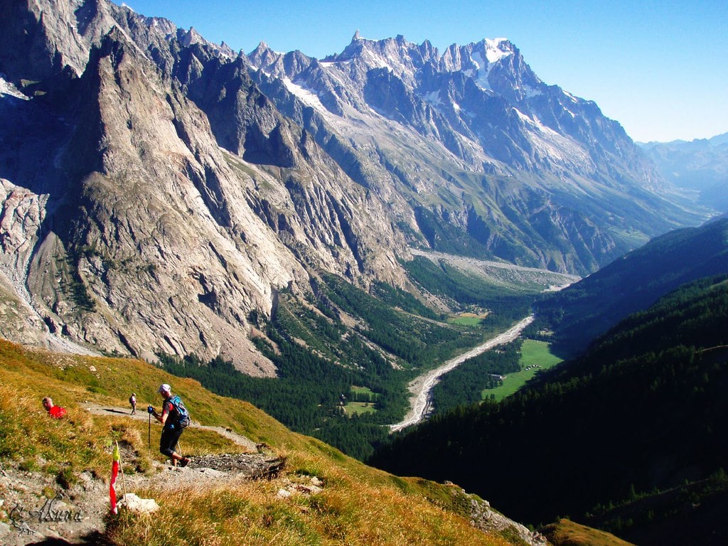 UTMB vue du parcours