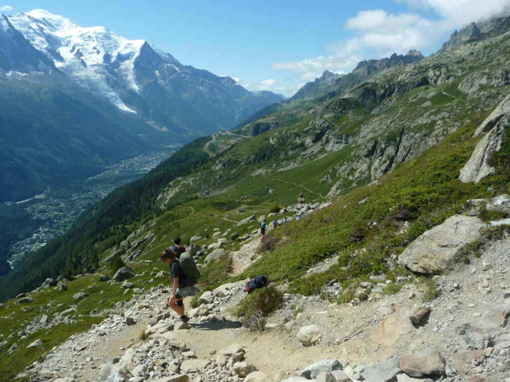 Les sentiers de l'Ultra Trail du Mont Blanc