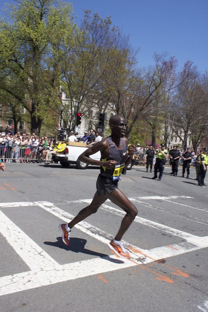 Athlète kenyan marathon de Londres