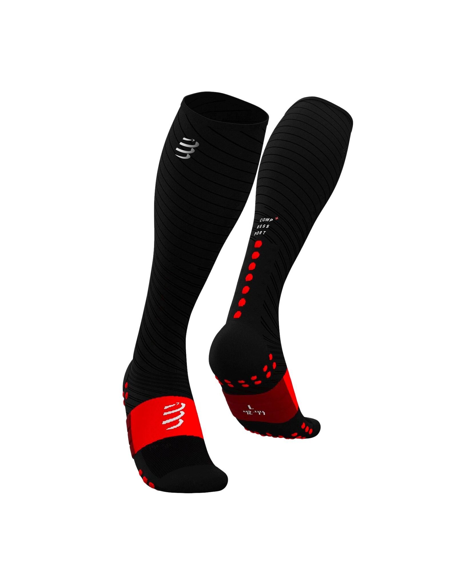Chaussettes De Compression 2XU - Taille L (43-46) - Noir/Rouge - Neuves Étiquettes