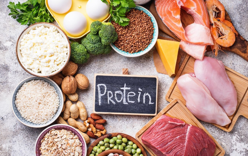 Aliments avec des protéines