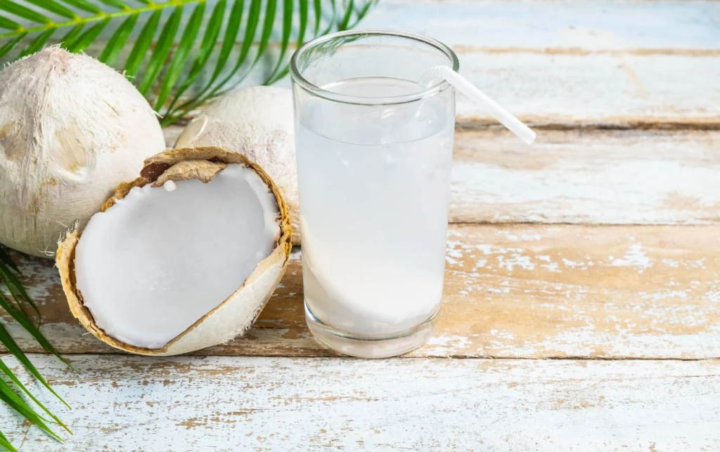 Boisson électrolyte maison noix de coco