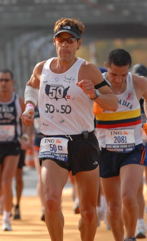 Dean Karnazes pendant un ultra-marathon