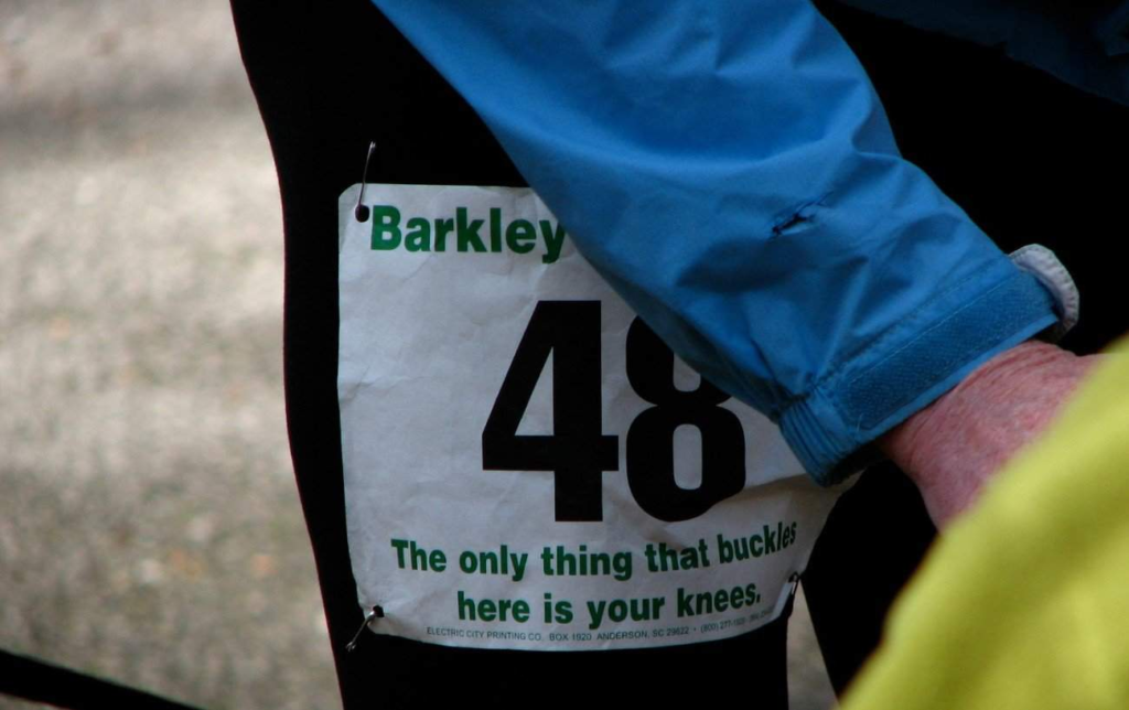 Barkley marathon dossard