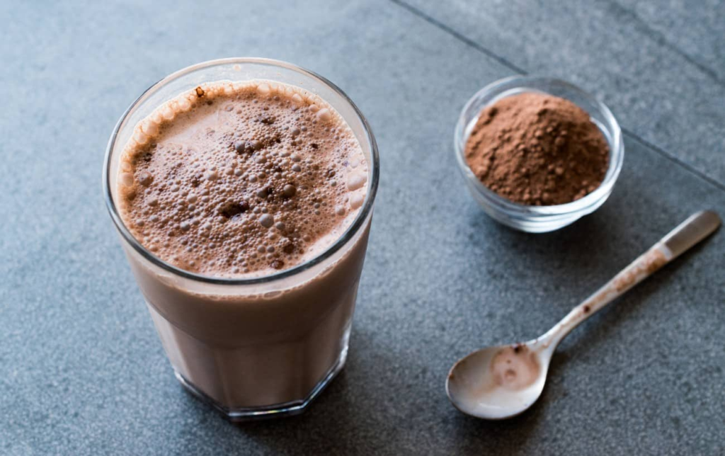Smoothie protéiné pour le petit-déjeuner