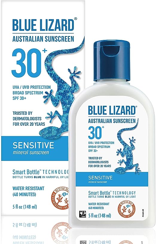 Crème solaire minérale Blue Lizard Sport