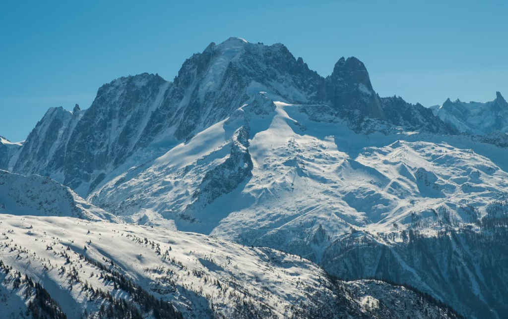 UTMB en hiver, le plus haut sommet d'Europe.