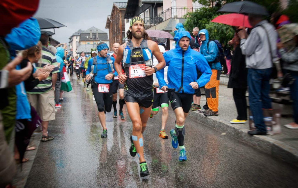 Anton Krupicka à l'UTMB 2014.