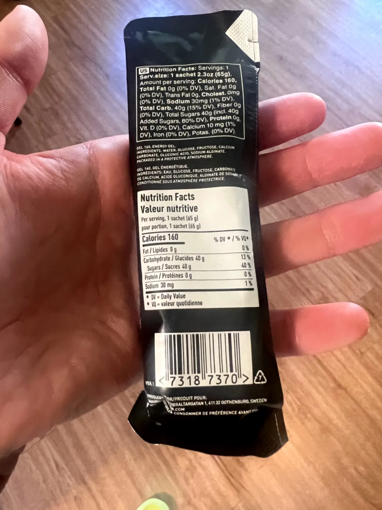 Gel Maurten 160 : Le test complet