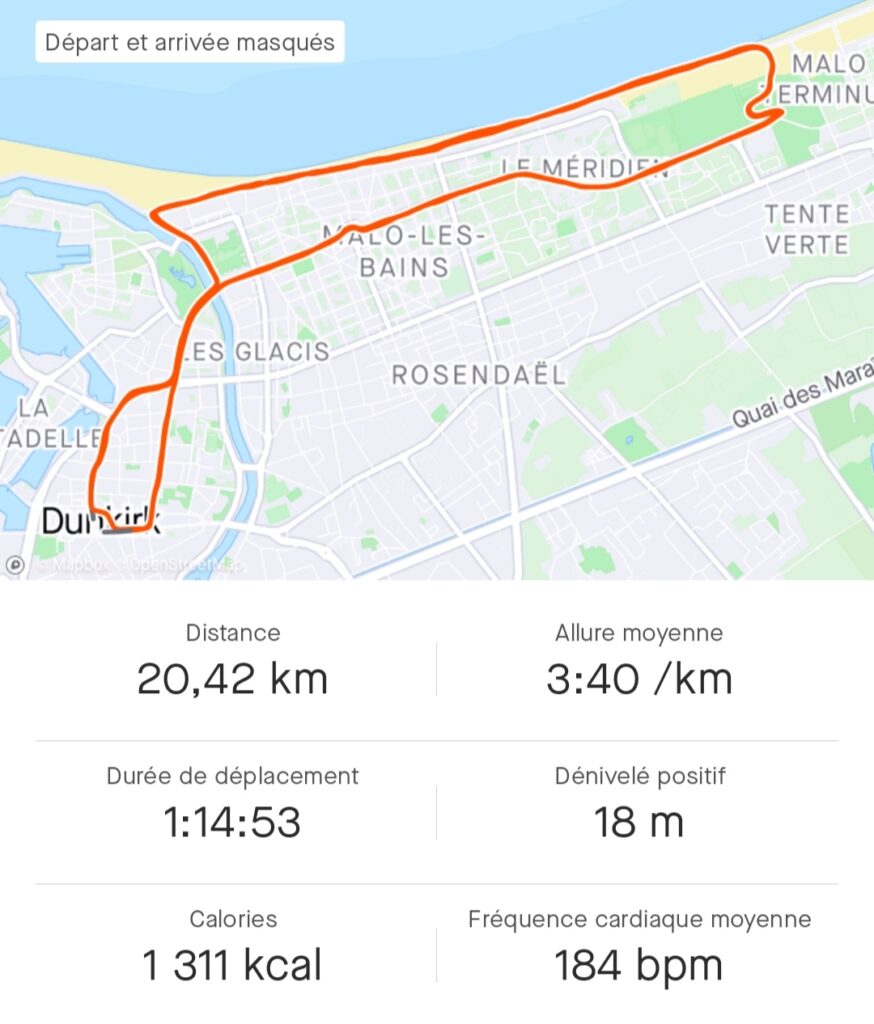 Boucles dunkerquoises : Parcours et infos Strava