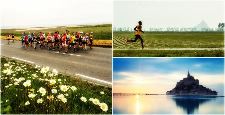 Marathon du Mont Saint-Michel, France 