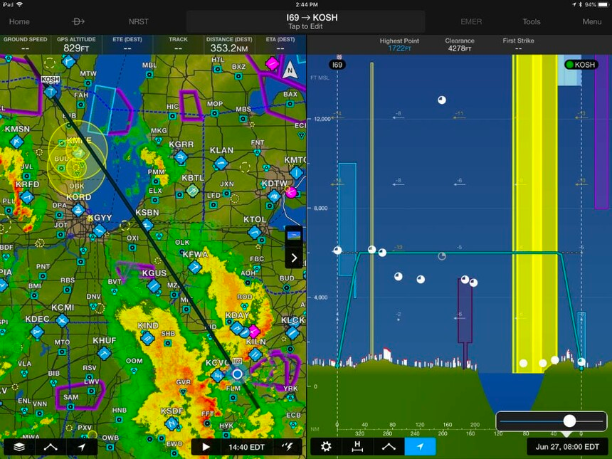 Garmin Tactix 7 navigation aéronautique