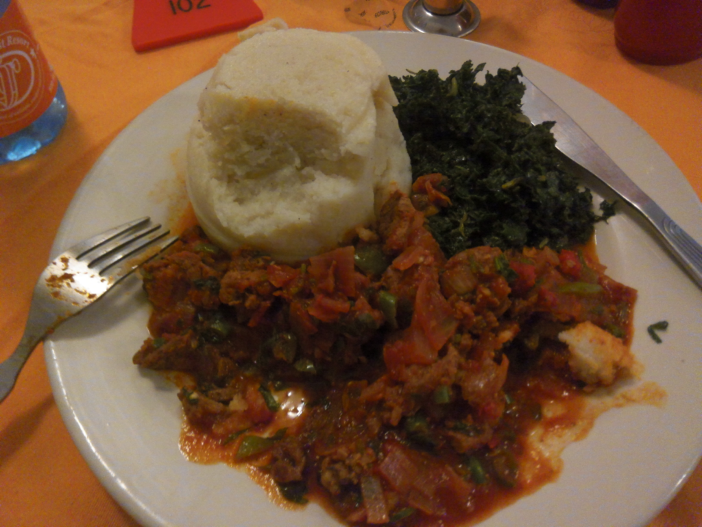 Ugali plat traditionnel kenyan
