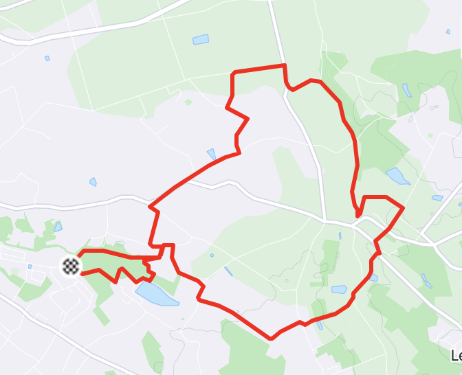 Segment Strava PR4 Les coteaux de Léojac