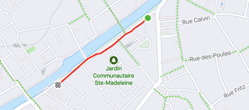 Segment Strava Quai des Bateliers