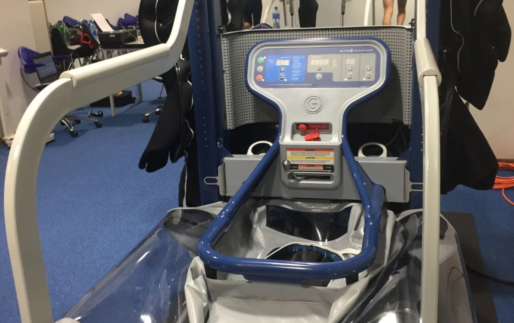 Tapis anti-gravit&eacute; dans une salle de sport