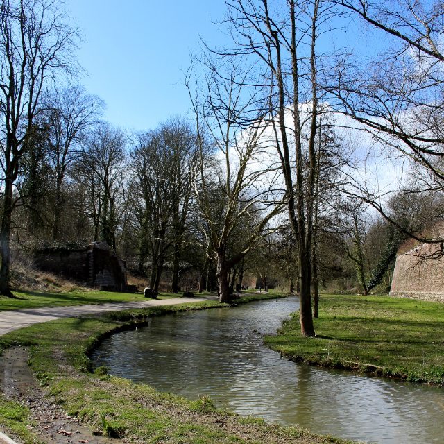 Parc de la Citadelle Lille chemin et cours d'eau
