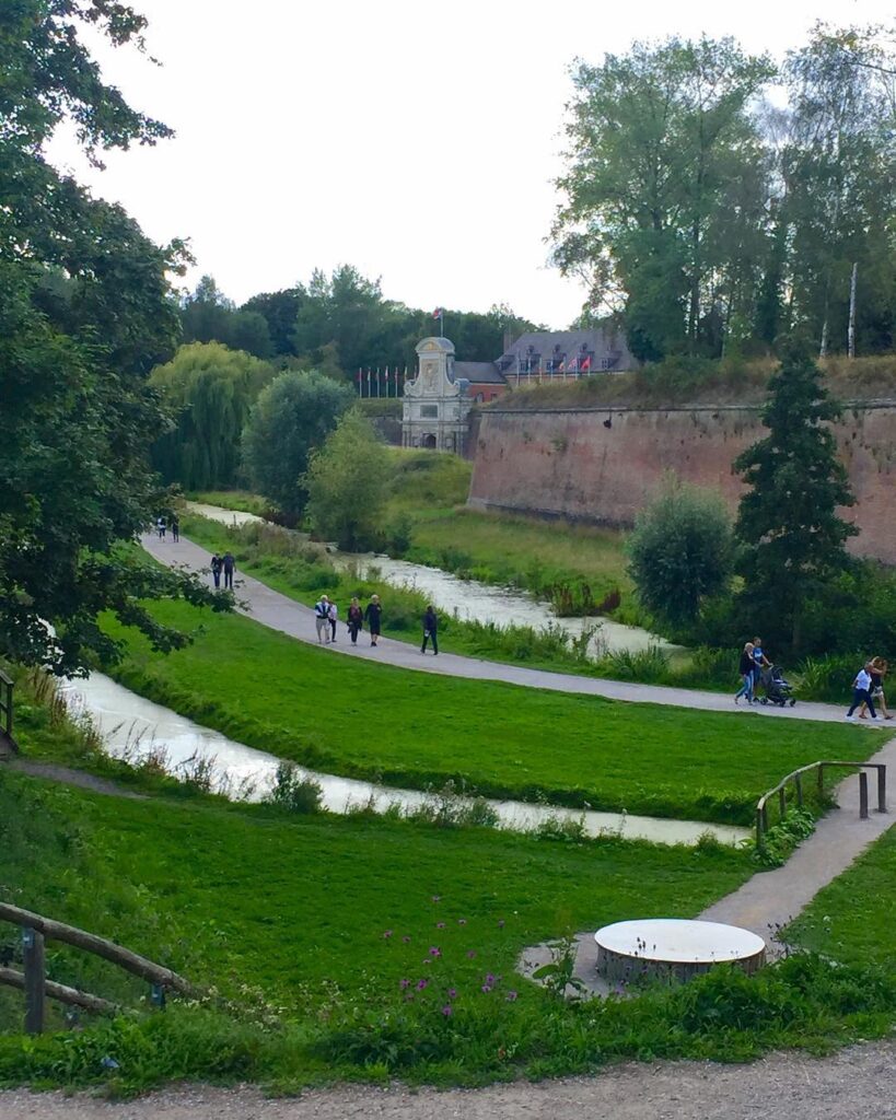 Parc de la Citadelle Lille vue d'en haut