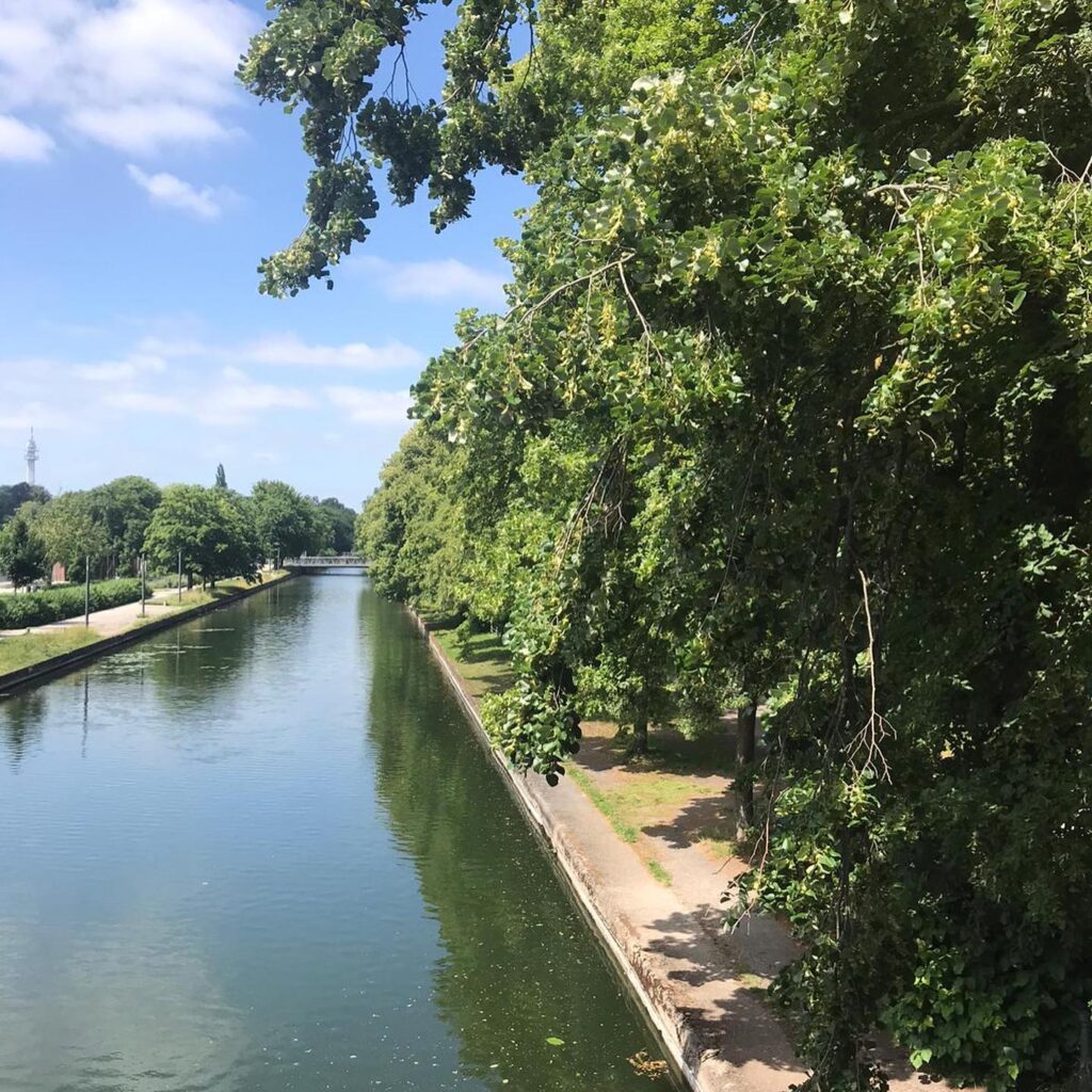 Deûle vue du pont Napoléon