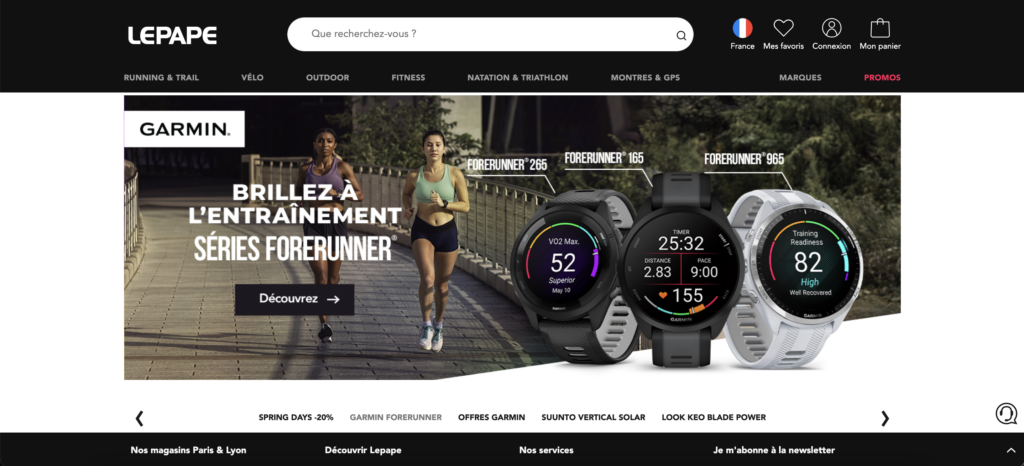 Page d'accueil Lepape