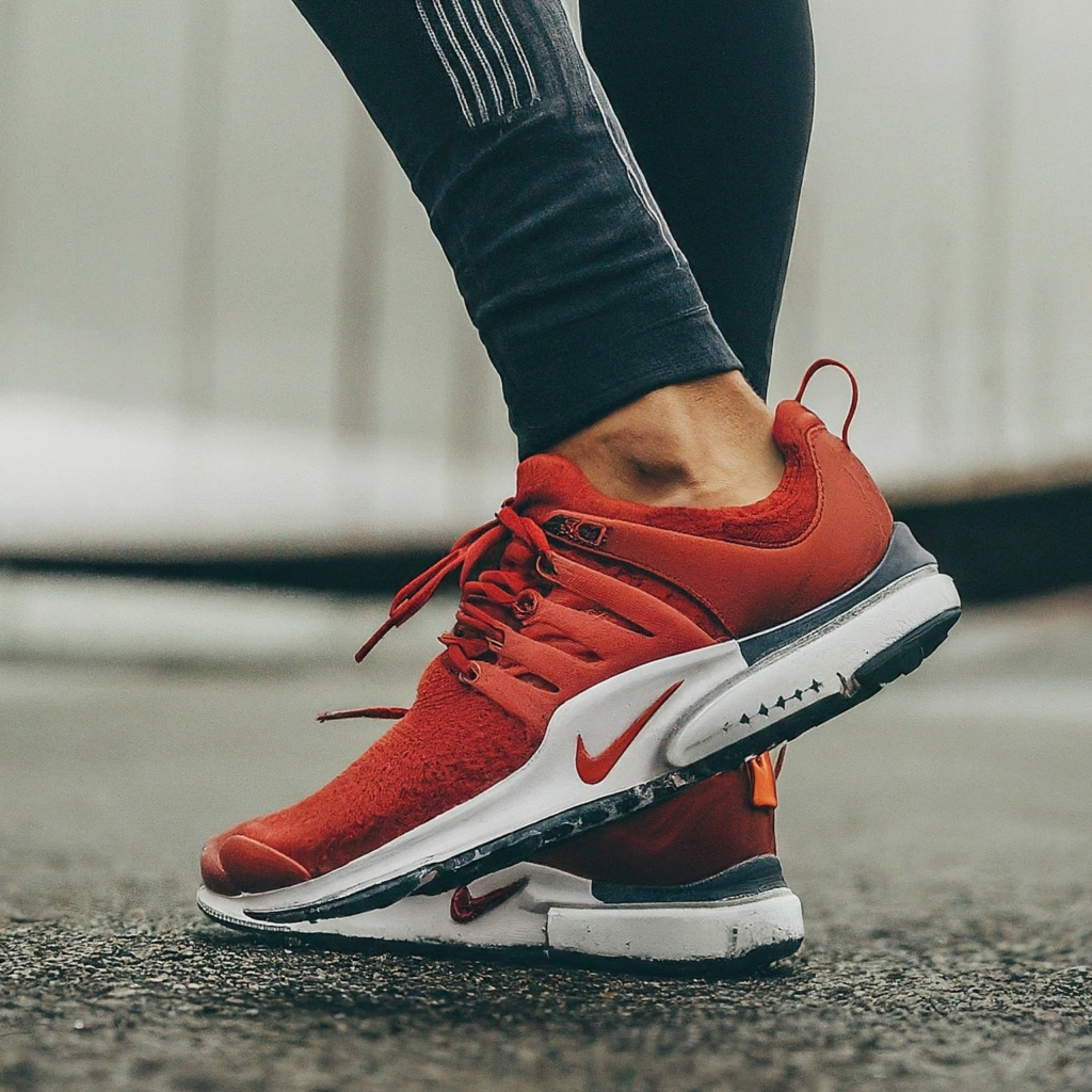 Chaussures de running rouges Nike