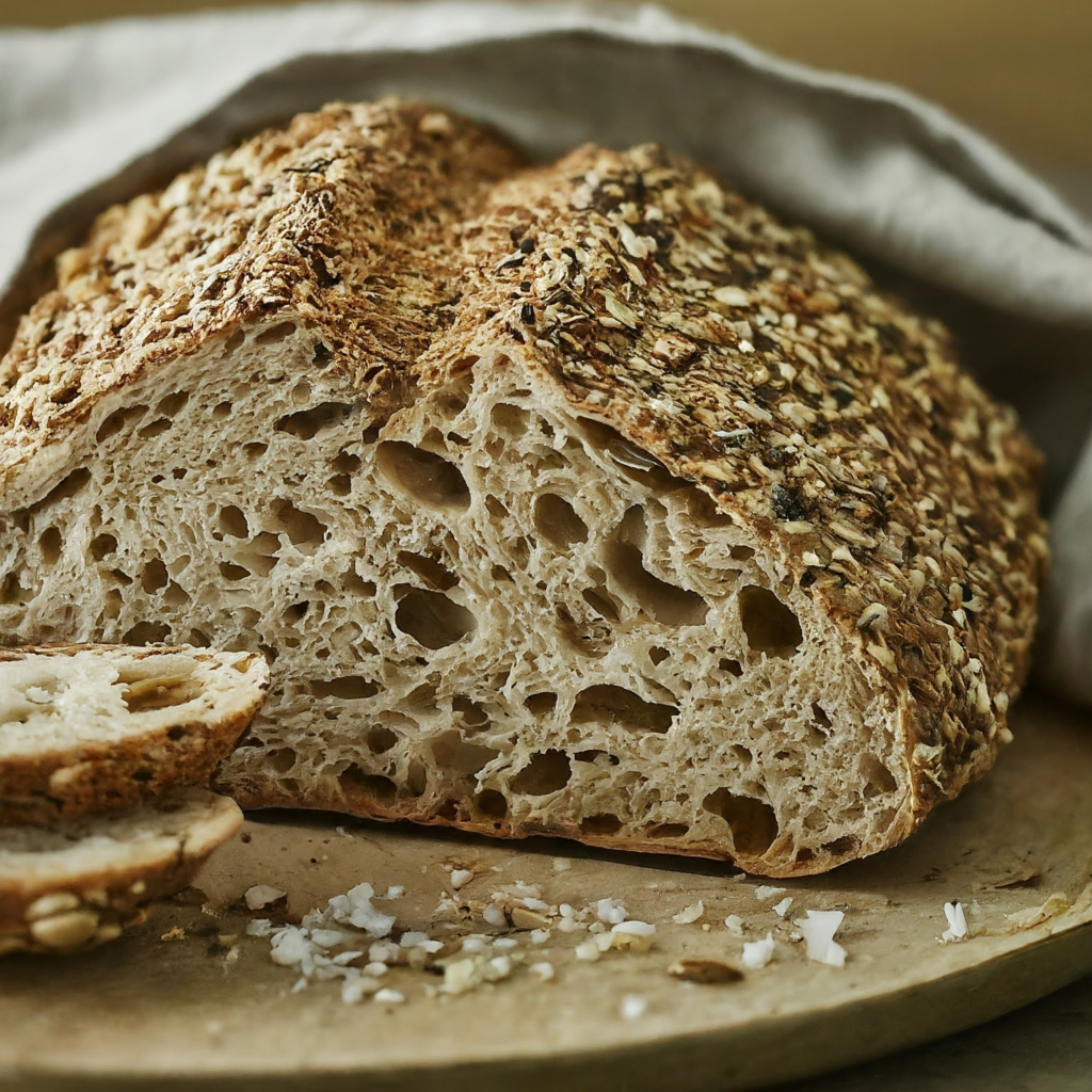 Pain croustillant aux graines facile (Keto)