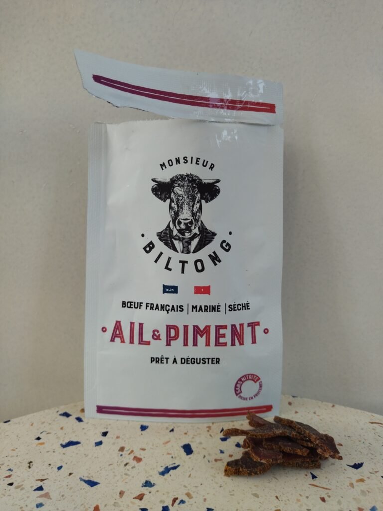 Boeuf séché Ail & Piment Monsieur Biltong