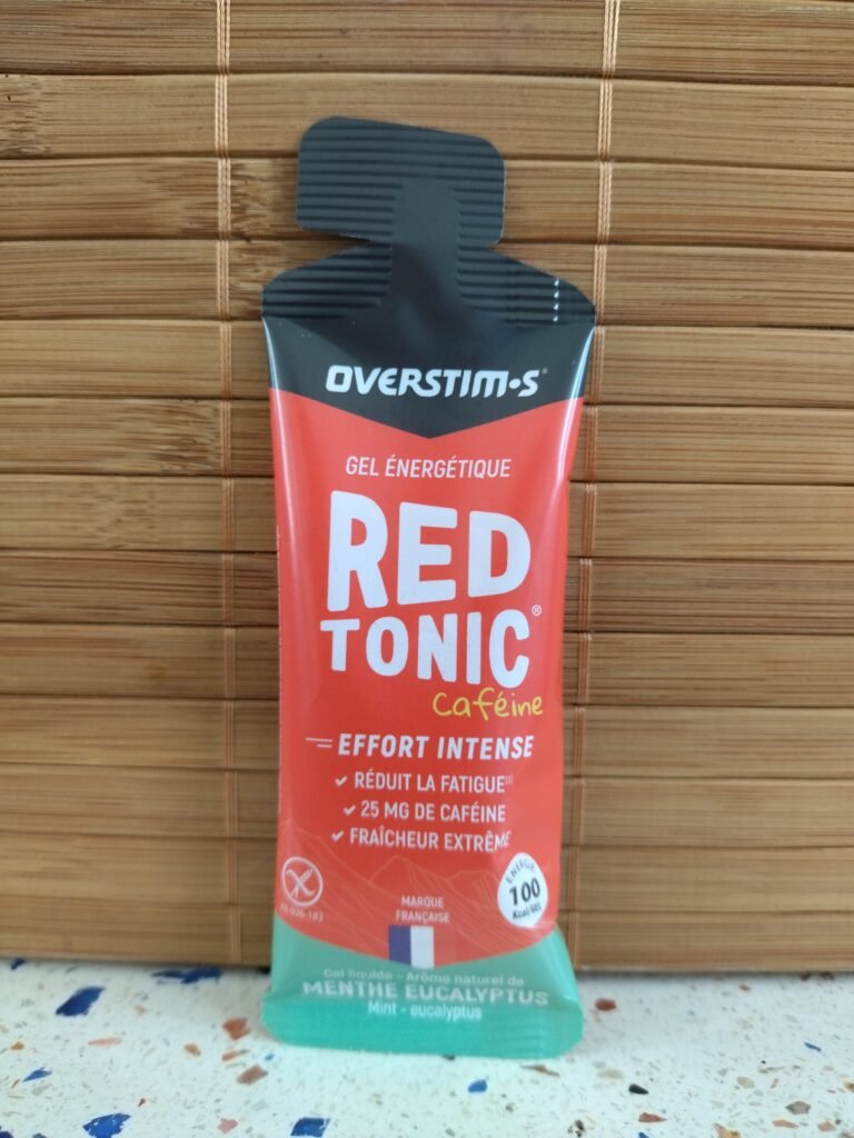 Gel Red tonic OVERSTIM.s saveur menthe eucalyptus