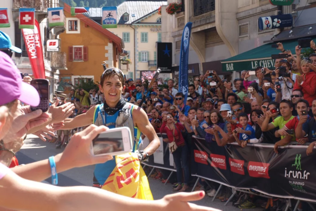 Xavier Thévenard à l'UTMB en 2013