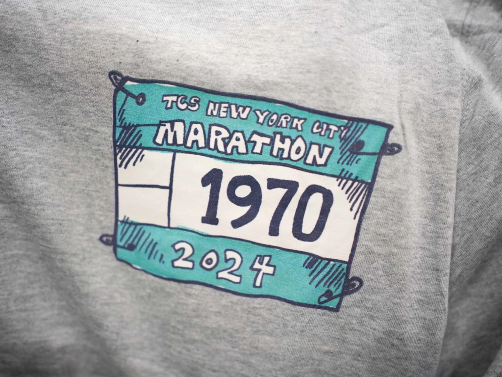 T-Shirt marathon de New York 1970-2024