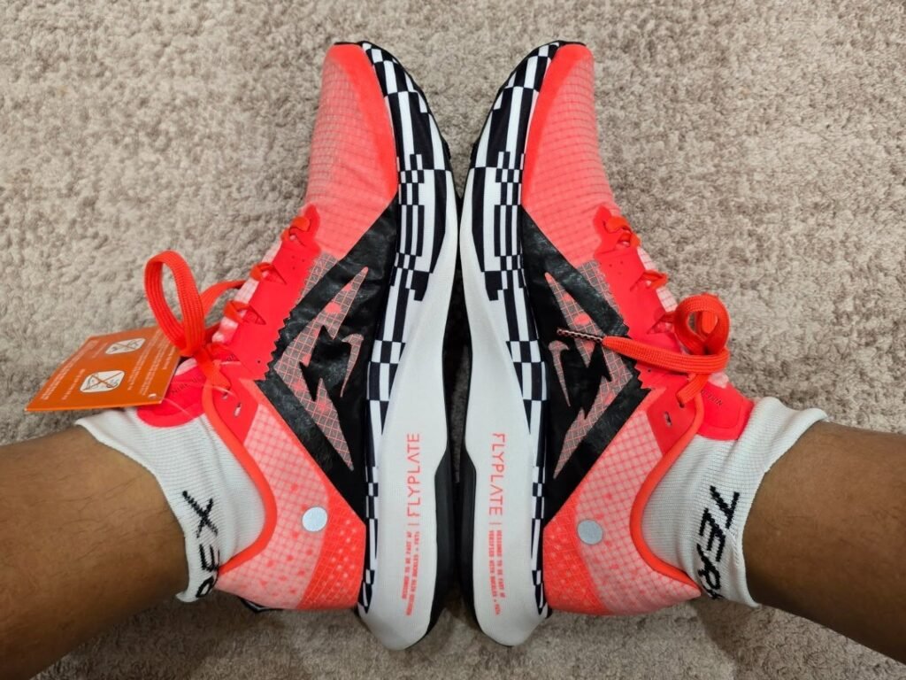 Nike Ultrafly Trail port&eacute;e vue de haut